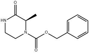 (R)-4-Cbz-3-methyl-piperazin-2-one Struktur