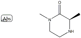 (R)-1,3-Dimethyl-piperazin-2-one hydrochloride Struktur