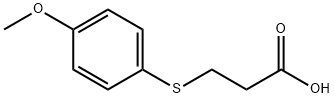 3-[(4-METHOXYPHENYL)THIO]PROPANOIC ACID Struktur