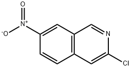 3-chloro-7-nitroisoquinoline Struktur