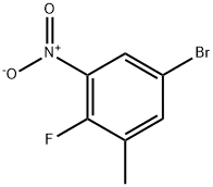 5-BroMo-2-fluoro-3-nitrotoluene Struktur