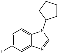 1-Cyclopentyl-5-fluorobenziMidazole Struktur