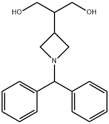 2-(1-benzhydrylazetidin-3-yl)propane-1,3-diol Struktur