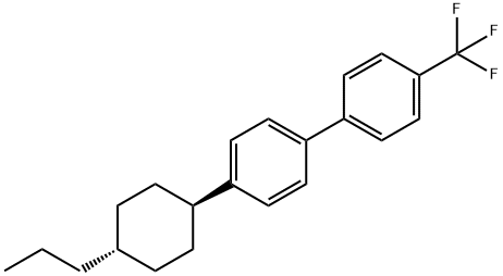 4-(Trans-4-propylcyclohexyl)-4'- (trifluoroMethyl)-1,1'-biphenyl Struktur