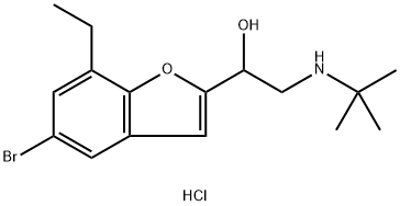 5-Bromobufuralol Hydrochloride Struktur