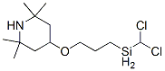 Piperidine, 4-3-(dichloromethylsilyl)propoxy-2,2,6,6-tetramethyl-, hydrolyzed, polymd. Struktur