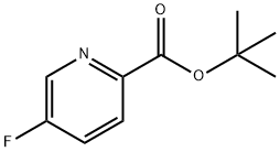 5-Fluoropyridine-2-carboxylic acid tert-butyl ester Struktur