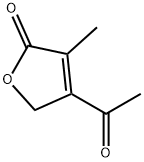 2(5H)-Furanone, 4-acetyl-3-methyl- (9CI) Struktur