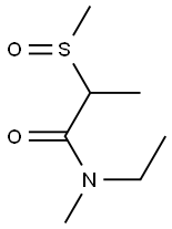 N-methyl-N-2-(methylsulfinyl)ethylpropionic acid amide Struktur