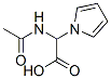 1H-Pyrrole-1-acetic  acid,  -alpha--(acetylamino)- Struktur