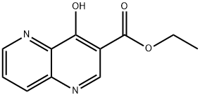 4-HYDROXY-[1,5]NAPHTHYRIDINE-3-CARBOXYLIC ACID ETHYL ESTER Structure