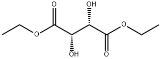 (2S,3S)(-)-Dihydroxybutane-1,4-dioic acid diethyl ester Structure