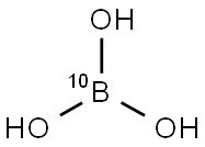 BORIC-10B ACID Structure