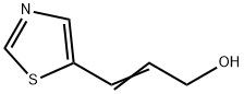 2-Propen-1-ol,  3-(5-thiazolyl)- Struktur