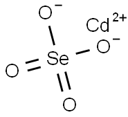 Cadmium selenate Struktur