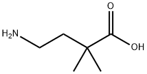 4-AMINO-2,2-DIMETHYL-BUTYRIC ACID Struktur