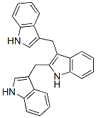 2,3-bis(3-indolylmethyl)indole Struktur