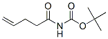 Carbamic acid, (1-oxo-4-pentenyl)-, 1,1-dimethylethyl ester (9CI) Struktur