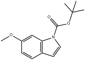 1-(TERT-BUTOXYCARBONYL)-6-METHOXYINDOLE Struktur