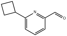 6-cyclobutylpicolinaldehyde Struktur