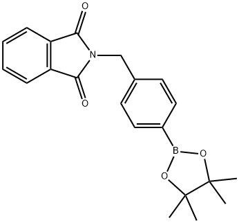 (4-PHTHALIMIDOMETHYLPHENYL)BORONIC ACID PINACOL ESTER Structure