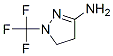 1H-Pyrazol-3-amine,  4,5-dihydro-1-(trifluoromethyl)- Struktur