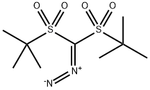 BIS(T-BUTYLSULFONYL)DIAZOMETHANE Structure