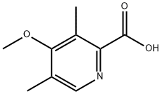 4-Methoxy-3,5-dimethylpicolinic acid Struktur