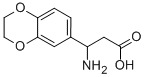 3-AMINO-3-(2,3-DIHYDRO-BENZO[1,4]DIOXIN-6-YL)-PROPIONIC ACID Struktur