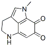 Pyrrolo[4,3,2-de]quinoline-7,8-dione, 1,3,4,5-tetrahydro-1-methyl- (9CI) Struktur