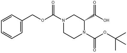 (R)-N-1-BOC-N-4-Cbz-2-ピペラジン カルボン酸 price.