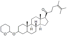 tetrahydropyranyloxy-21-norergost-24-en-20-one Struktur