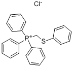 PHENYLTHIOMETHYL TRIPHENYLPHOSPHONIUM CHLORIDE Struktur