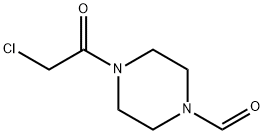 1-Piperazinecarboxaldehyde, 4-(chloroacetyl)- (9CI) Struktur