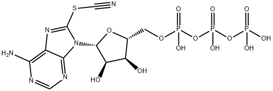 8-thiocyano-adenosine triphosphate Struktur