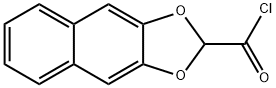 naphtho[2,3-d][1,3]dioxole-2-carbonyl chloride Struktur