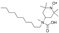 4-(N-carboxydecyl-N-methylamino)-TEMPO Struktur