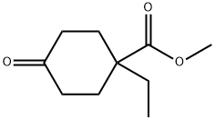 Methyl 1-ethyl-4-oxocyclohexanecarboxylate Struktur