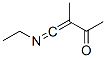 3-Buten-2-one, 4-(ethylimino)-3-methyl- (9CI) Struktur