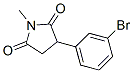 N-methyl-3-bromophenylsuccinimide Struktur