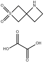 6-Thia-1-azaspiro[3.3]heptane 6,6-dioxide hemioxalate Struktur