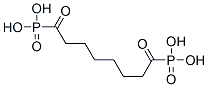 suberoylbisphosphonic acid Struktur