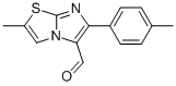 2-METHYL-6-(4-METHYLPHENYL)IMIDAZO[2,1-B]THIAZOLE-5-CARBOXALDEHYDE Struktur