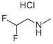 2,2-DIFLUORO-N-METHYLETHANAMINE HYDROCHLORIDE Struktur