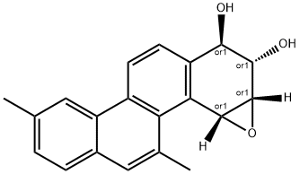 1,2-dihydro-5,9-dimethyl-3,4-epoxy-1,2,3,4-tetrahydrochrysene Struktur