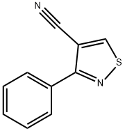 3-Phenylisothiazole-4-carbonitrile Struktur