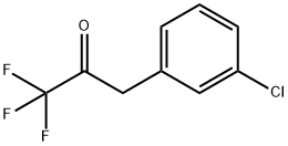 3-(3-CHLOROPHENYL)-1,1,1-TRIFLUORO-2-PROPANONE Struktur