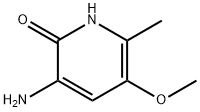 2(1H)-Pyridinone,  3-amino-5-methoxy-6-methyl- Struktur