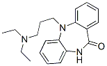 5-[3-(Diethylamino)propyl]-5,10-dihydro-11H-dibenzo[b,e][1,4]diazepin-11-one Struktur