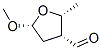 3-Furancarboxaldehyde, tetrahydro-5-methoxy-2-methyl-, [2R-(2alpha,3alpha,5alpha)]- (9CI) Struktur